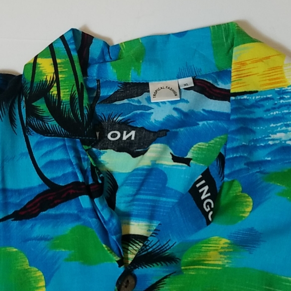 Tropical Fashions tropical Caribbean print shirt - Picture 3 of 8